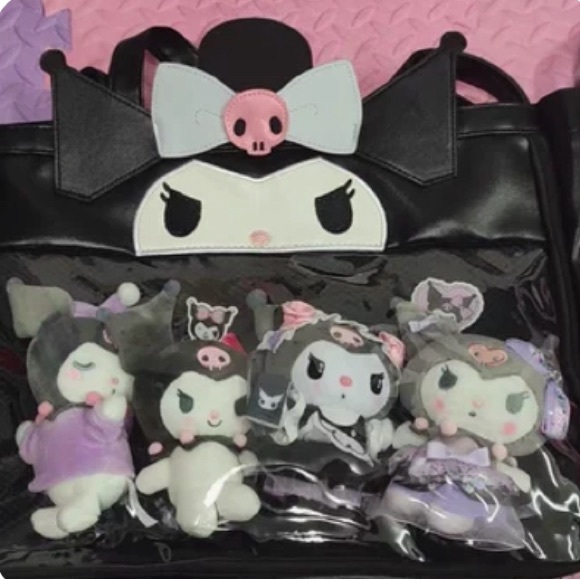 Hello Kitty Black and Blue Tote Bag - Picture 3 of 4